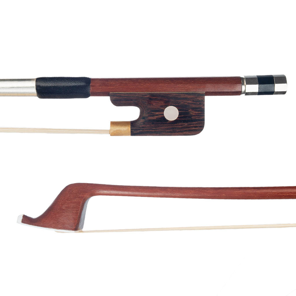 NAOMI French Style Upright Double Bass Bow Brazilwood White Bass Bow Hair Parisian Eyes Round Stick