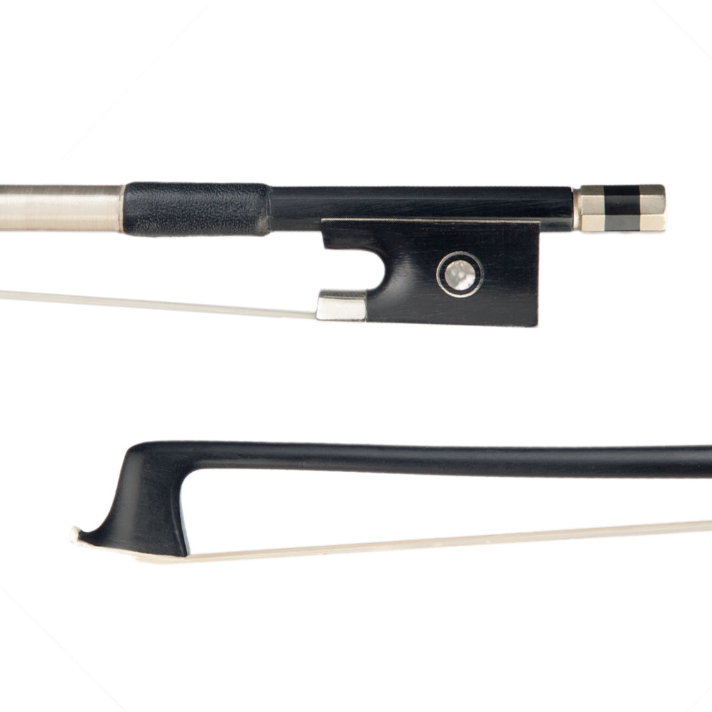 NAOMI 4/4 3/4 1/2 1/4 1/8 Violin Bow Fiddle Bow Carbon Fiber Bow Real Horsehair Ebony Frog