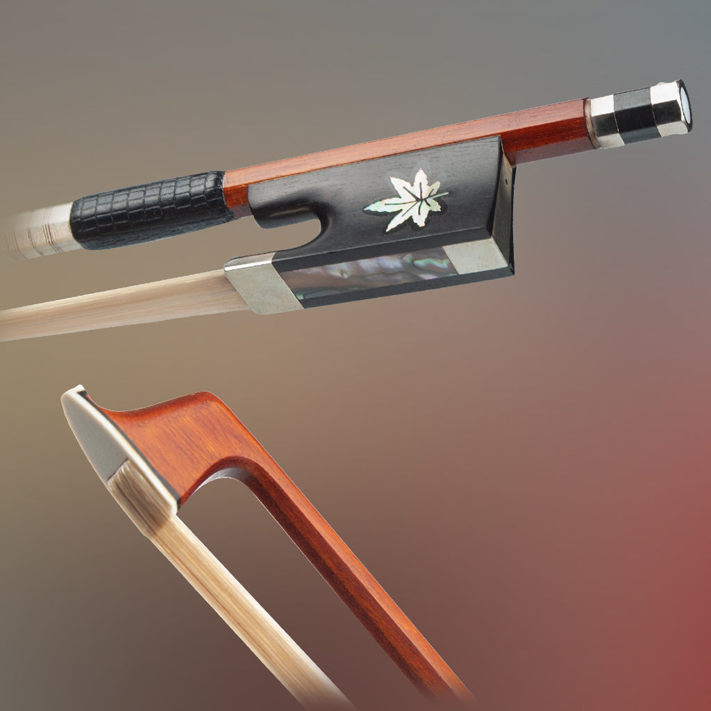 NAOMI Master Pernambuco Violin Bow Octagonal Stick White Horsehair