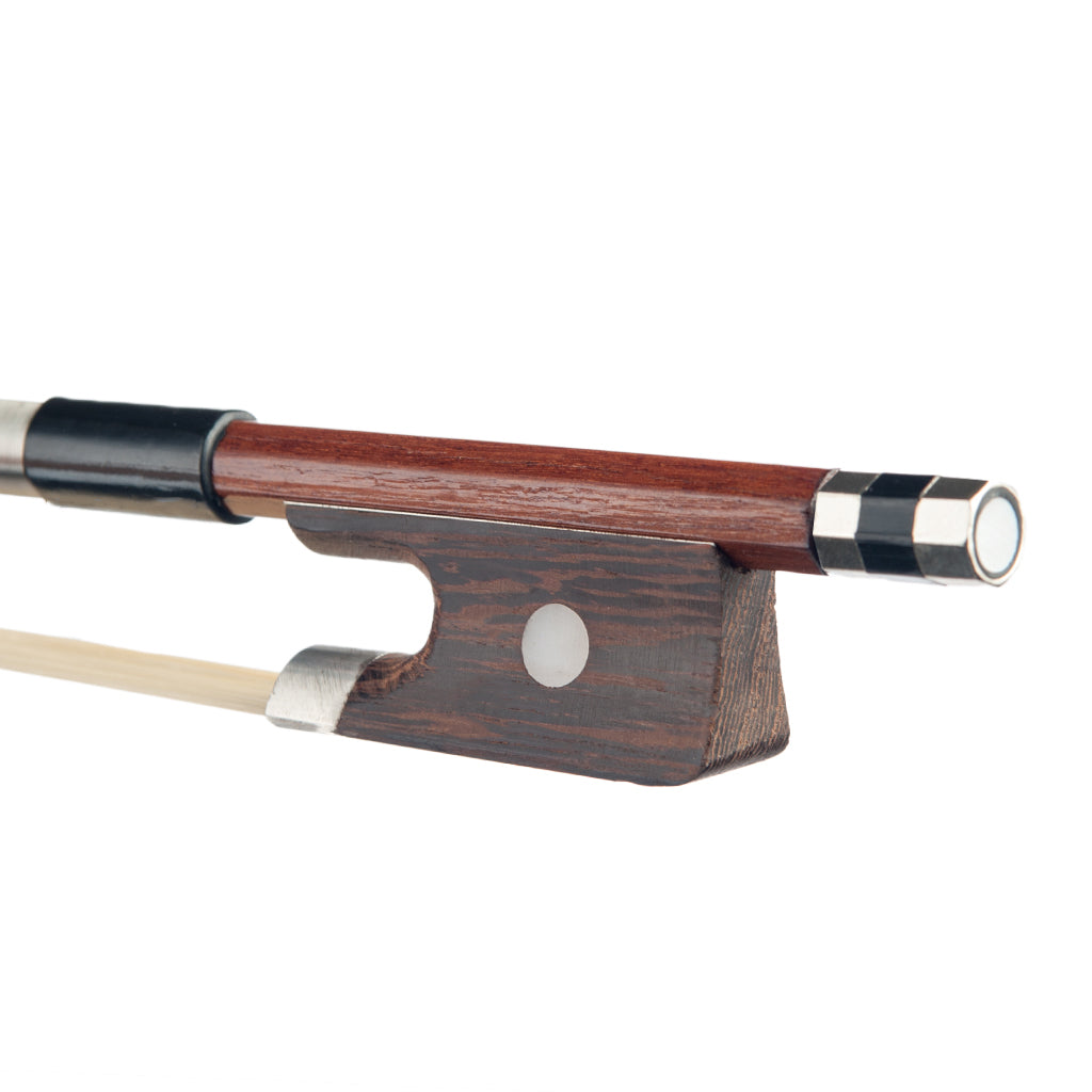 NAOMI Brazilwood Viola Bow For 14"-17" Violas And Round Stick Silver Mount