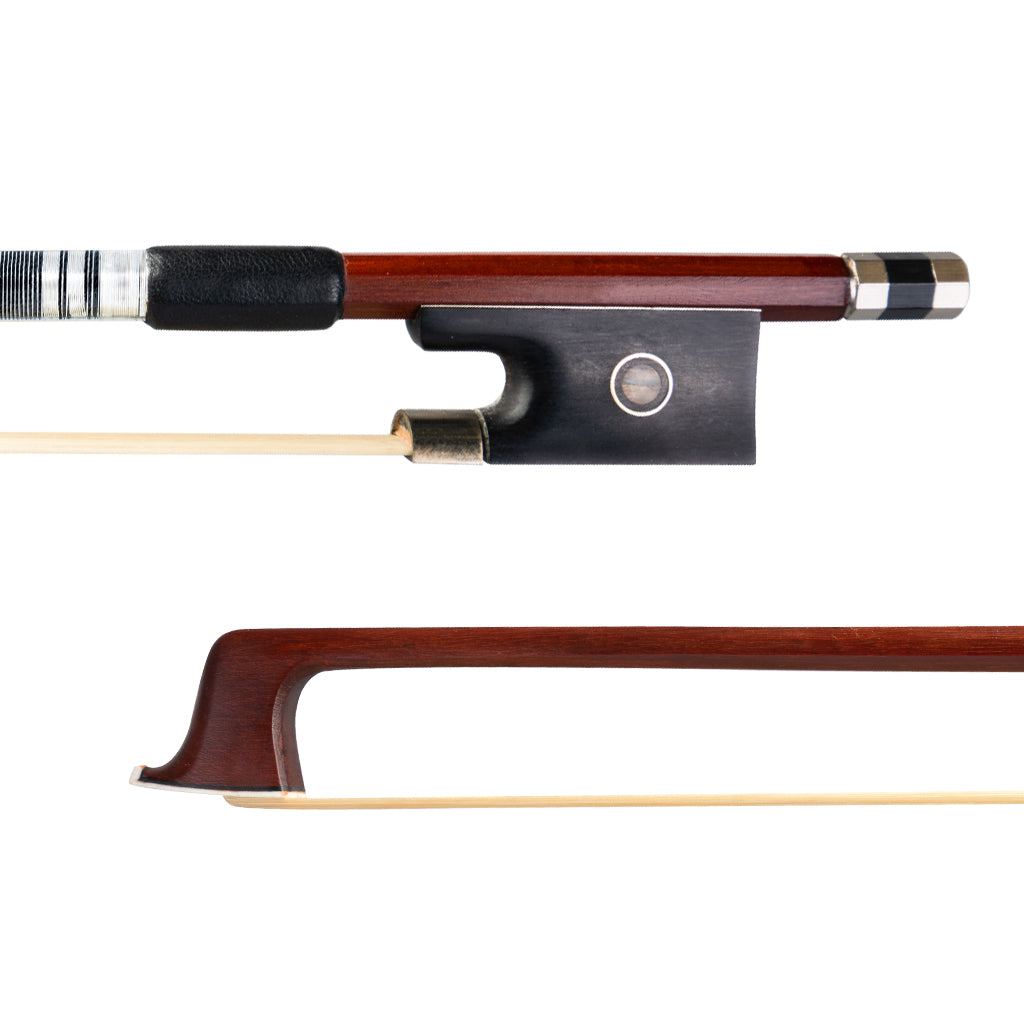 Fiddle Stik NAOMI Brazilwood Fiddle Bow Octagonal Stick White Unbleached Mongolia