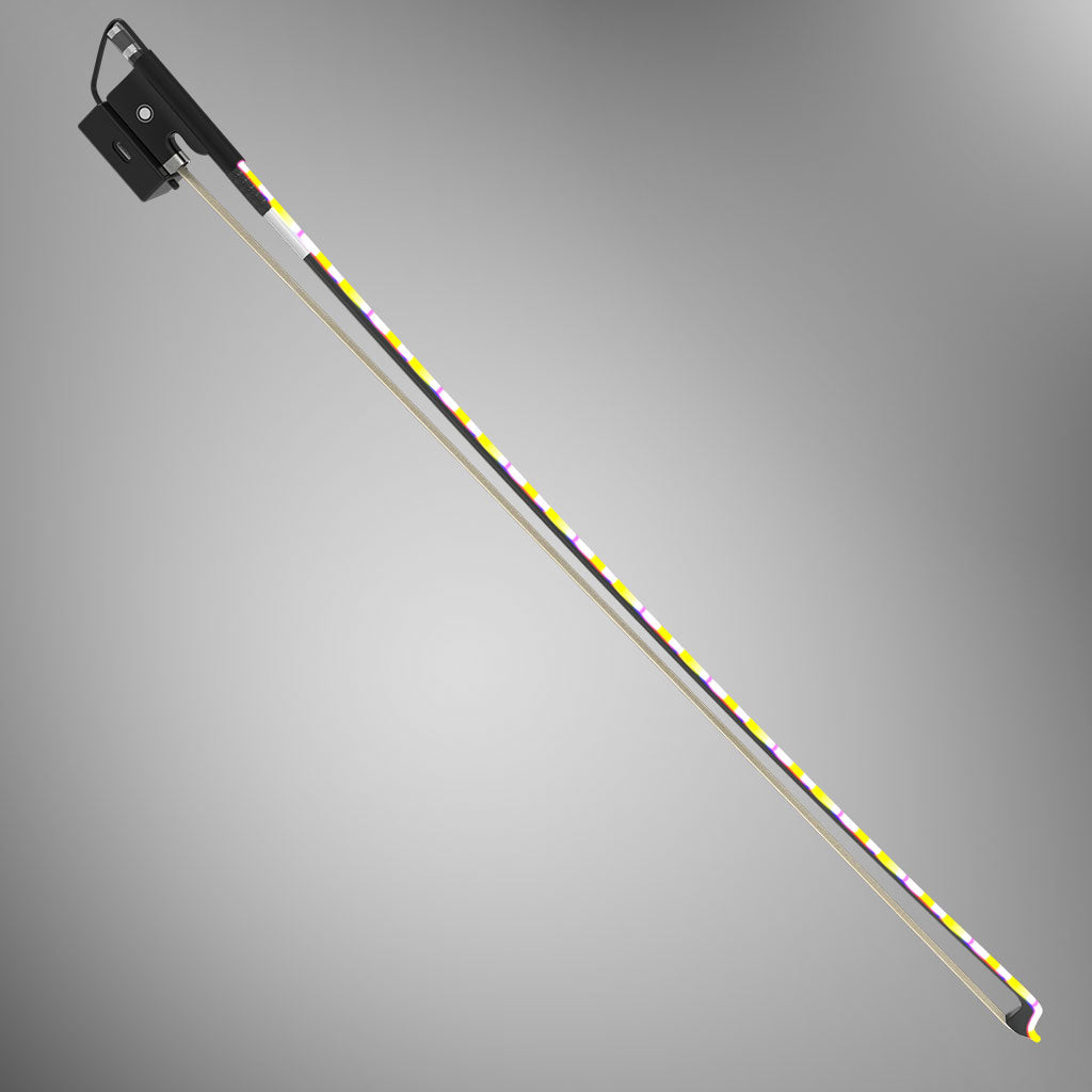 YOOLIM DESIGN Rechargeable Multi-Color LED Light Bow Carbon Fiber Bow Glowing Saber Bow Effects Luminous Bow For Violin Viola Cello Double Bass 2.0