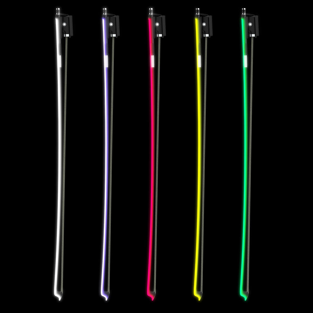 YOOLIM DESIGN Glow LED Double Bass Bow Carbon Fiber Bow Rechargeable Battery Type-c Input Exciting Lighting Effects