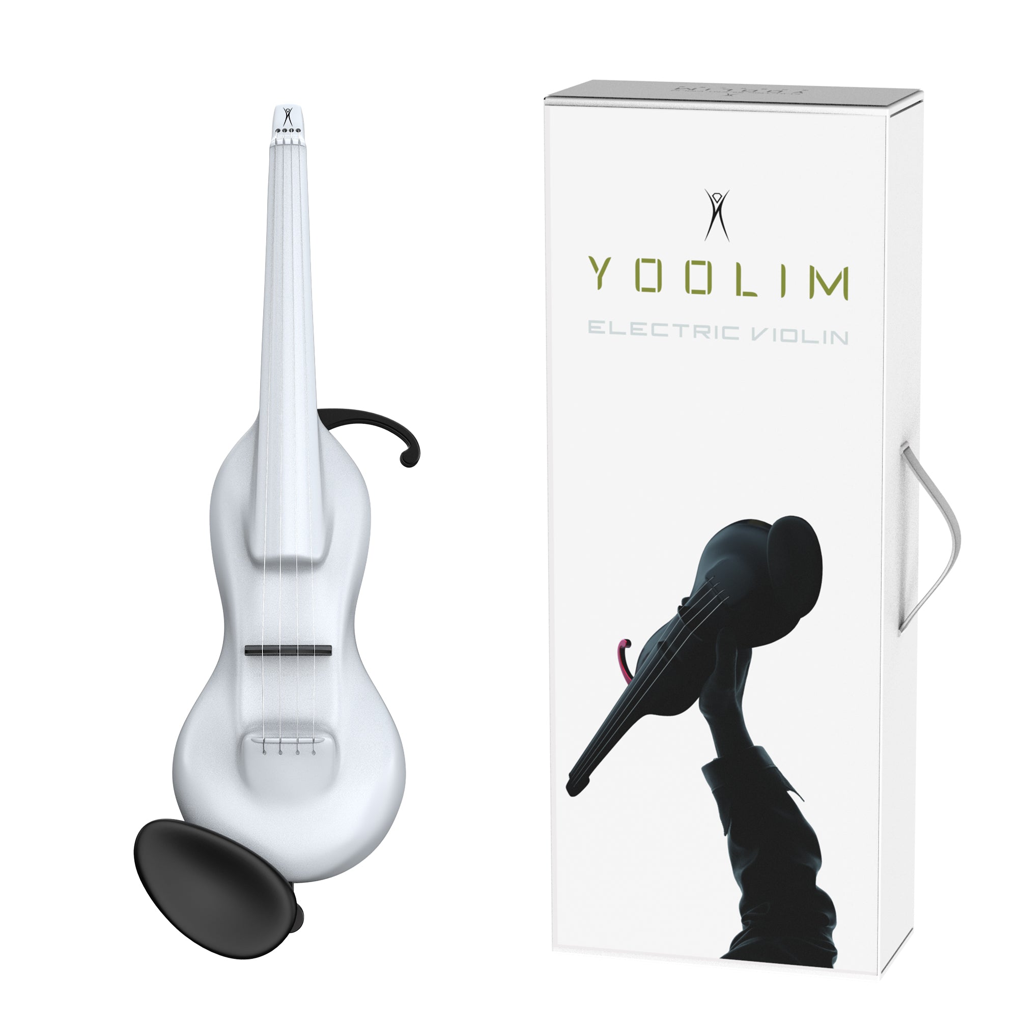 NOVIA 4/4 Electric Violin Carbon Fiber Violins Silent Violino Headless Design Patented