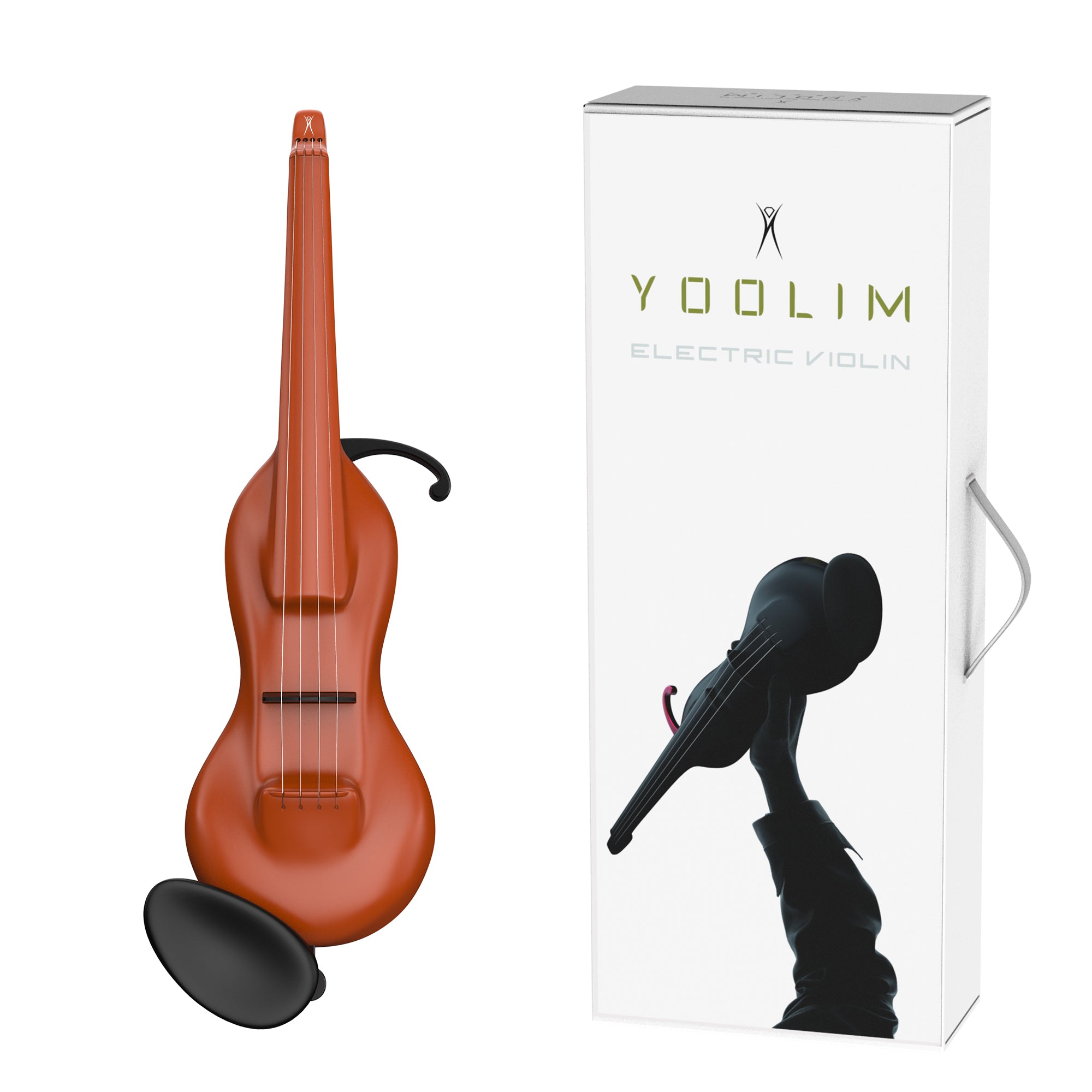NOVIA 4/4 Electric Violin Carbon Fiber Violins Silent Violino Headless Design Patented