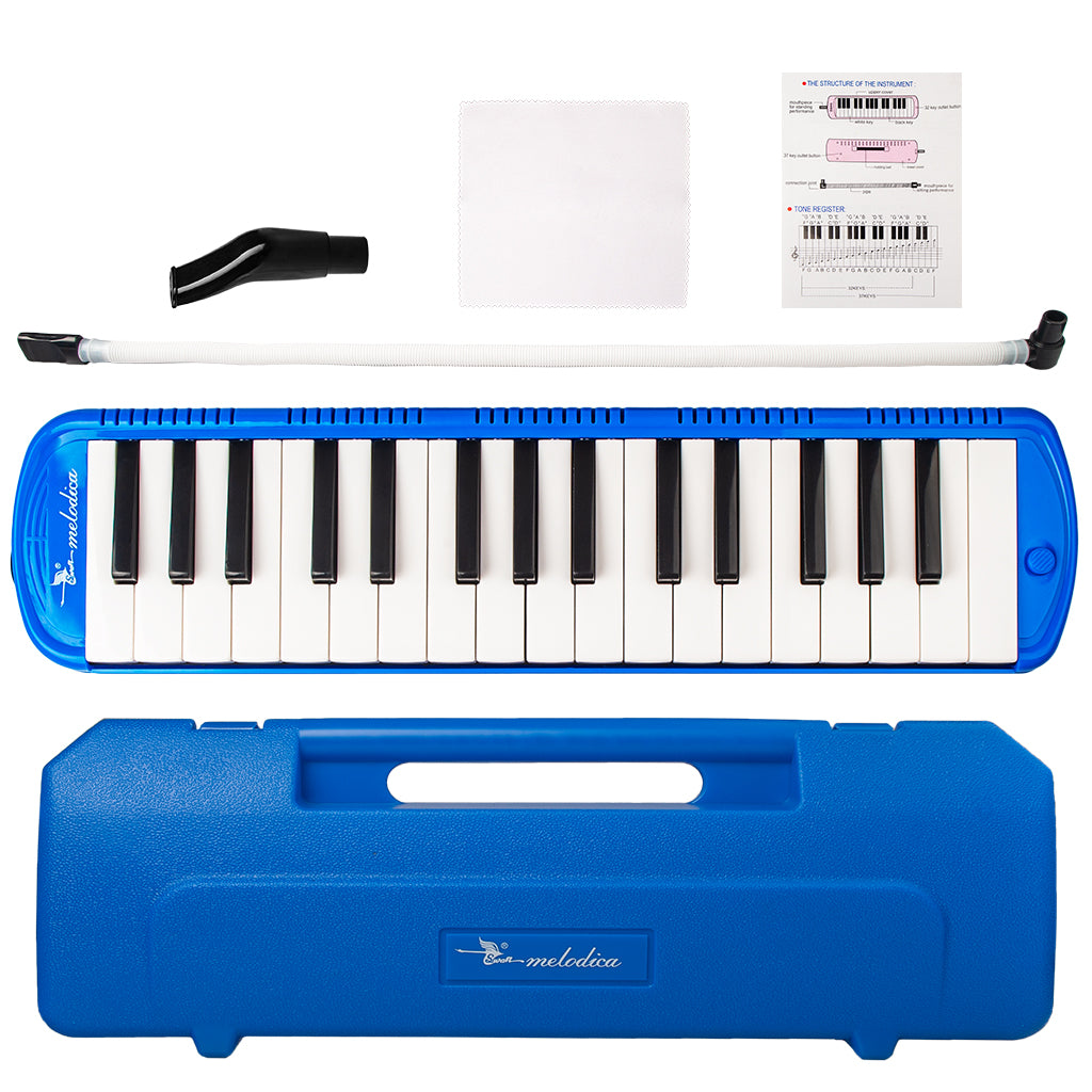 NAOMI 32 keys Mouth Piano Melodica Instrument Mouth Keyboard Organ Melodica Set Mouthpiece Tube Accessories