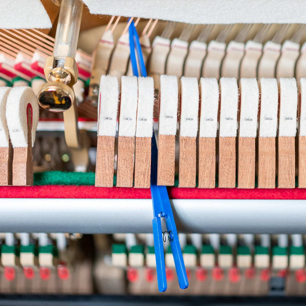 NAOMI Treble Mute 20.3cm Blue Nylon Treble Mute Clamp Piano Tuning Tools with Carrying Case For Piano Tuning Repairing