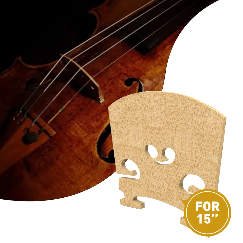NAOMI 1PC- Standard Maple Bridge 15'' 16'' Viola Bridge For Student Player