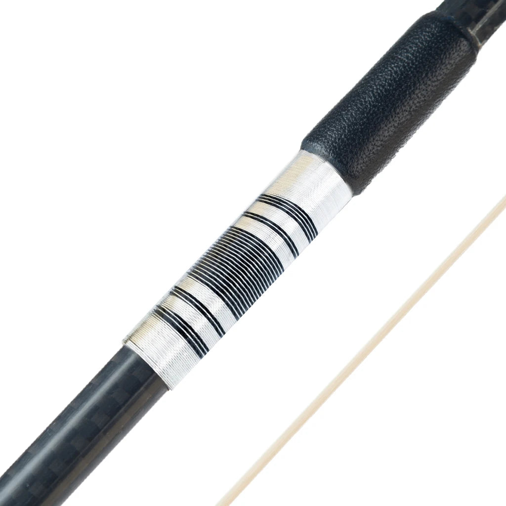 NAOMI Violin Bow 4/4 Size Carbon Fiber W/ Ebony Frog Horsehair