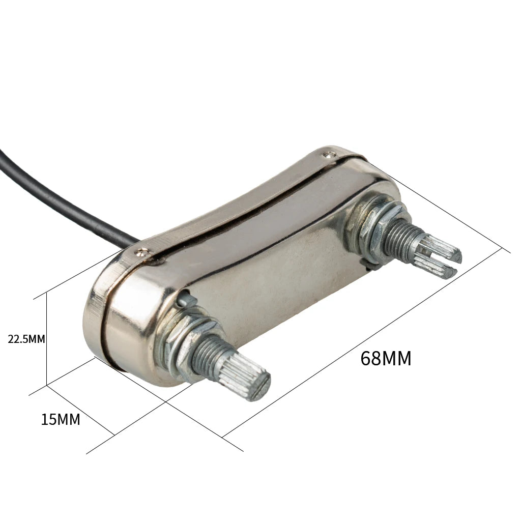 NAOMI Violin Bridge Pickup Jack EQ Amplifier Pickup Under Saddle Set Preamp W/ Transducer 6.35mm Jack