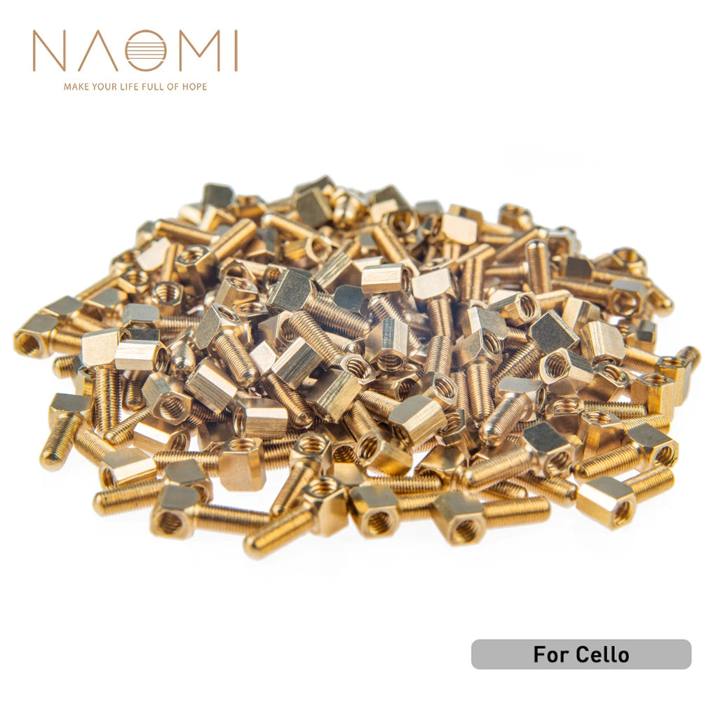 50PCS Brass Bow Eyelets 3mm/3.86mm Diameter Standard Shank For Violin/Viola/Cello/Double Bass Bow Luthier