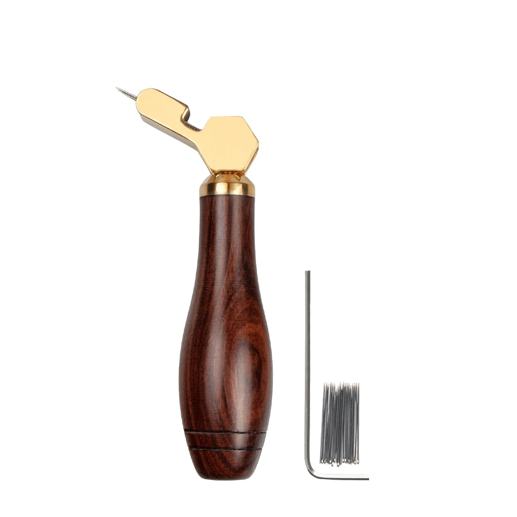 Picker Instrument 1Pc Professional Piano Pickers Revolvable Copper Rosewood Handle Pick
