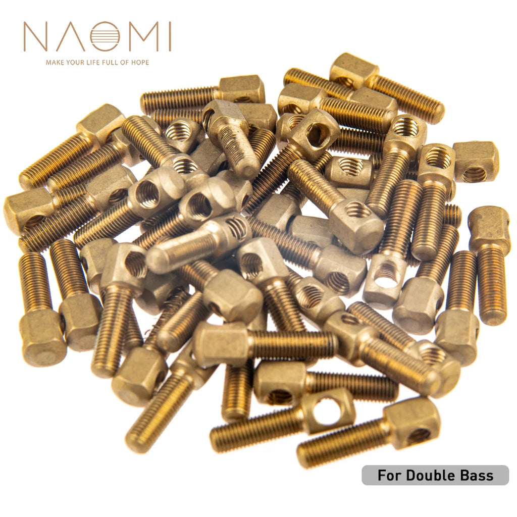 50PCS Brass Bow Eyelets 3mm/3.86mm Diameter Standard Shank For Violin/Viola/Cello/Double Bass Bow Luthier