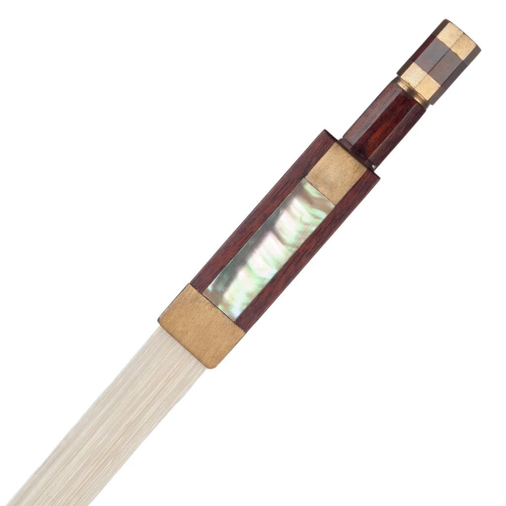 NAOMI Master Full Size 4/4 Violin/Fiddle Bow Pernambuco Level Snakewood Frog