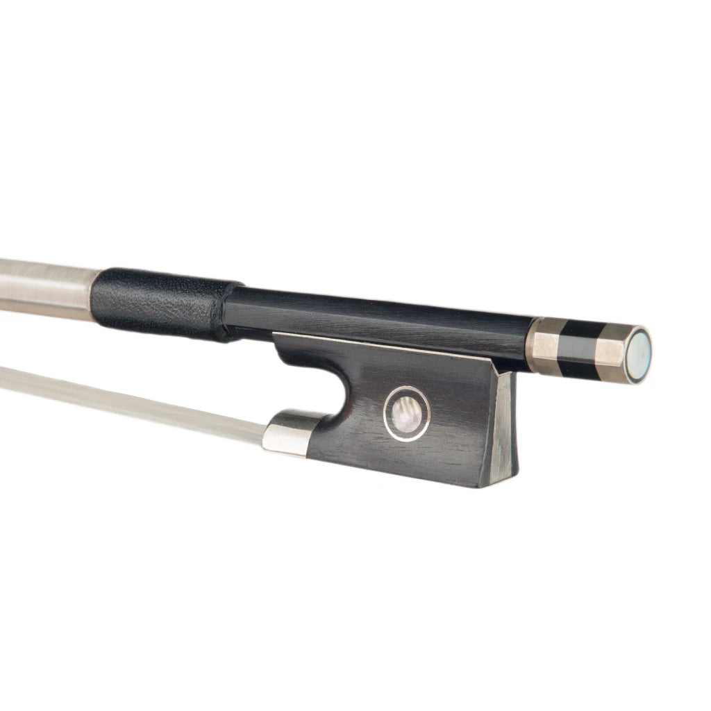 NAOMI 4/4 3/4 1/2 1/4 1/8 Violin Bow Fiddle Bow Carbon Fiber Bow Real Horsehair Ebony Frog