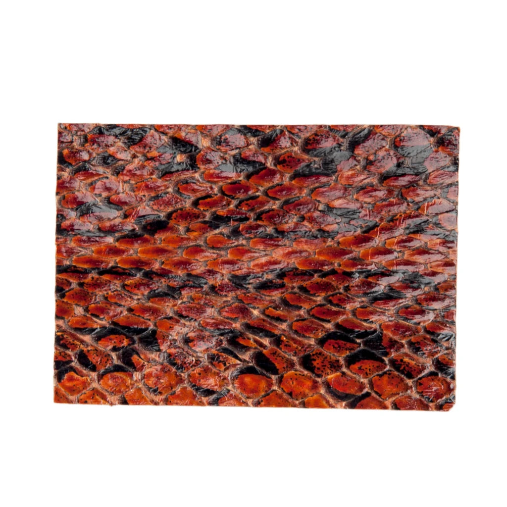 NAOMI 10 PCS New Bow Skin Snake  Leather for Wrapping Violin Frog 2.5x3.5cm