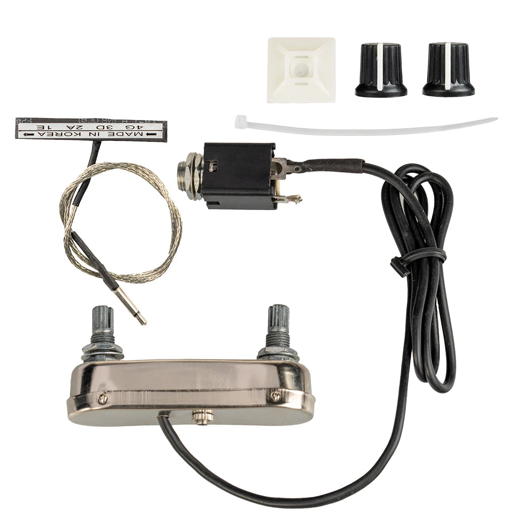 NAOMI Violin Bridge Pickup Jack EQ Amplifier Pickup Under Saddle Set Preamp W/ Transducer 6.35mm Jack