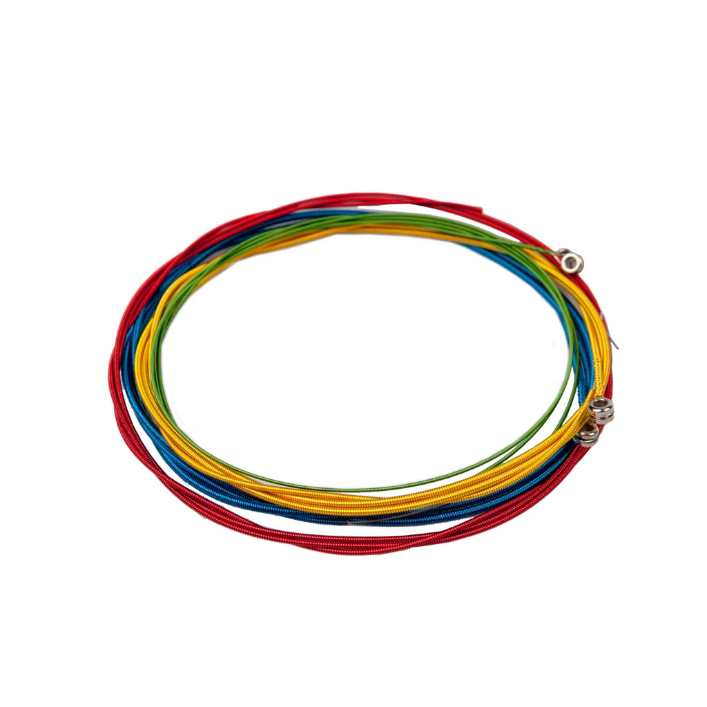 NAOMI Alice A609C Electric Bass Strings Hexagonal Core Colorful Nickel Alloy Wound 1-st 2-nd 3-rd 4-th Electric Bass Accessories