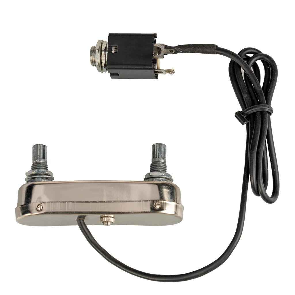 NAOMI Violin Bridge Pickup Jack EQ Amplifier Pickup Under Saddle Set Preamp W/ Transducer 6.35mm Jack