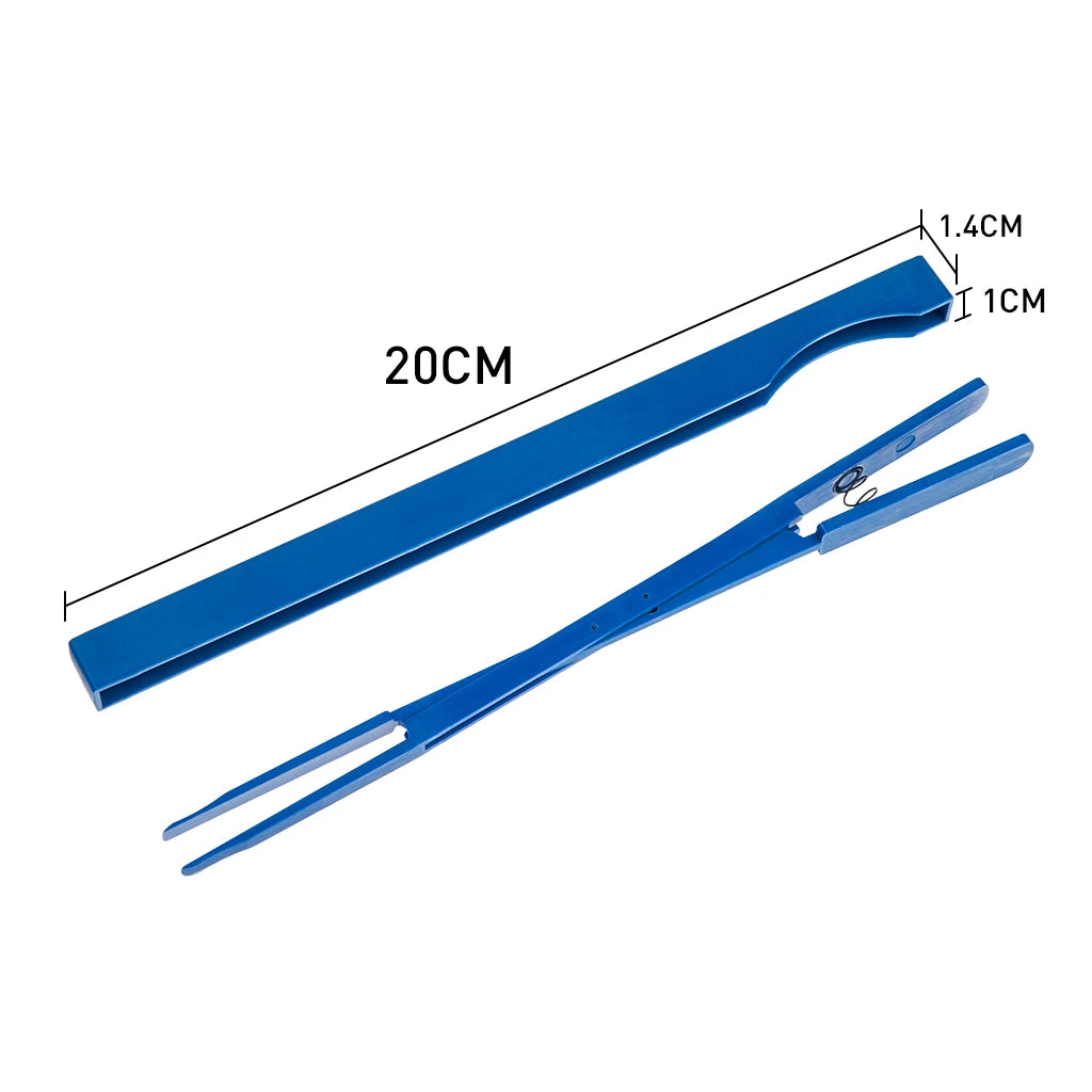 NAOMI Treble Mute 20.3cm Blue Nylon Treble Mute Clamp Piano Tuning Tools with Carrying Case For Piano Tuning Repairing