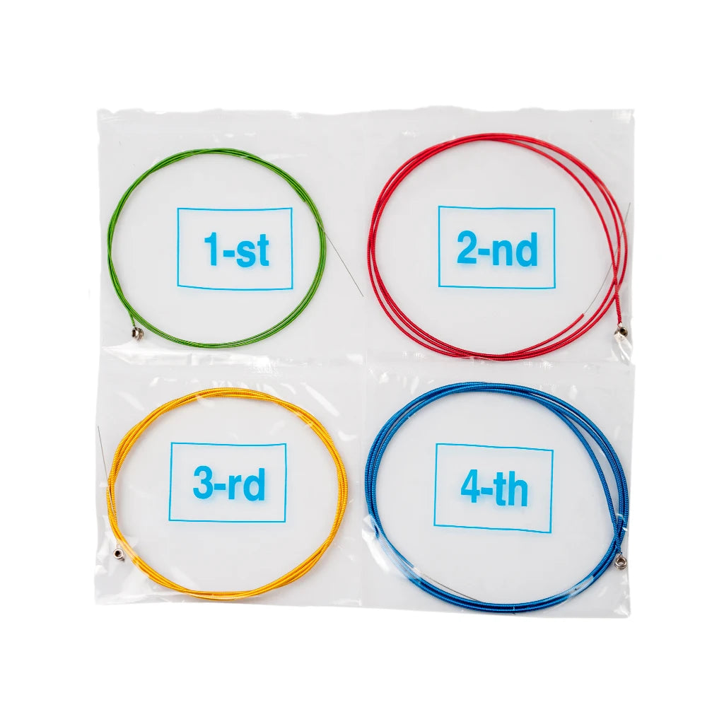 NAOMI Alice A609C Electric Bass Strings Hexagonal Core Colorful Nickel Alloy Wound 1-st 2-nd 3-rd 4-th Electric Bass Accessories