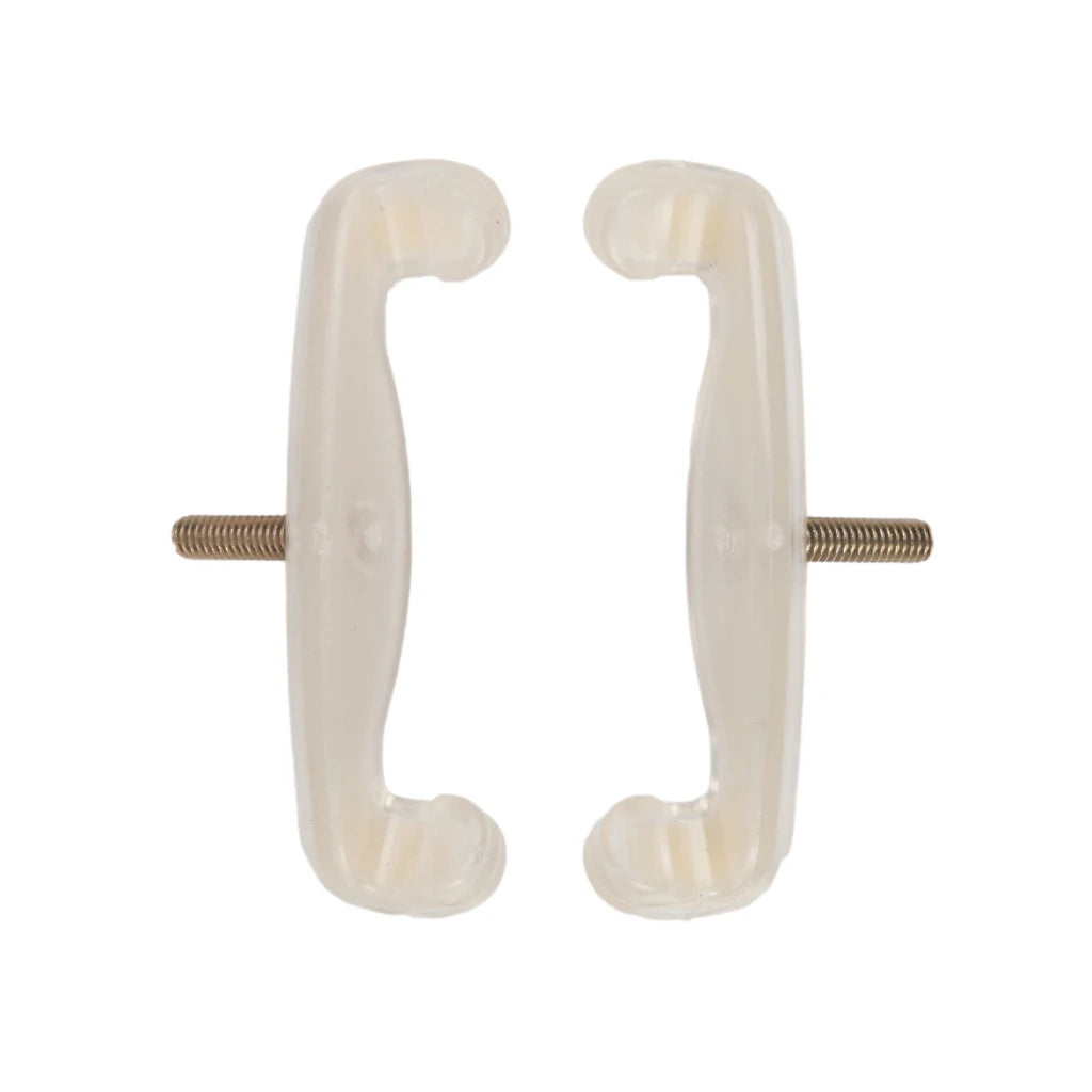 NAOMI 2PCS Violin Shoulder Rest Legs Feet White Replacements For 1/4 1/2 Violin Part Accessories For FOM KUN ETC