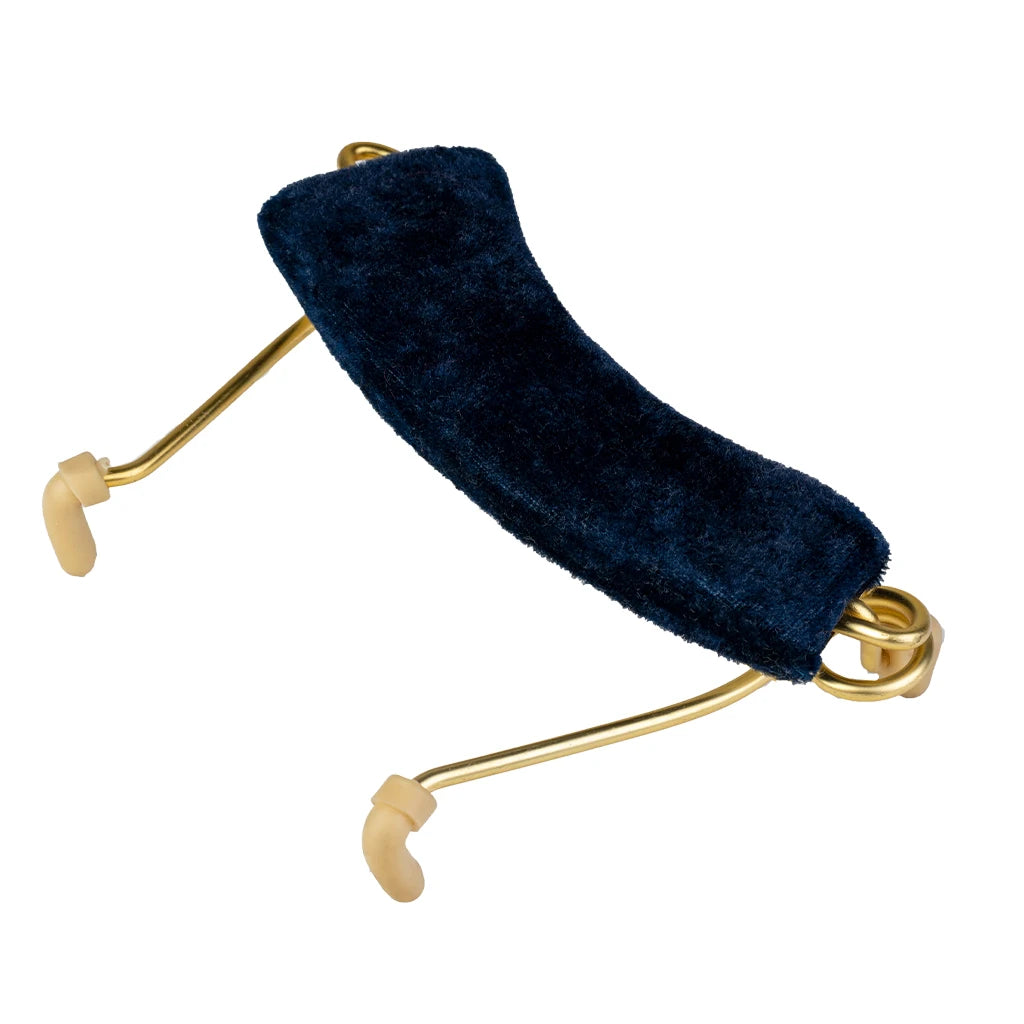 NAOMI Violin Shoulder Rest Metal Frame Flannel Support Fiddle Shoulder Rest Fit For 4/4 3/4 1/2 1/4 1/8 Violin Use