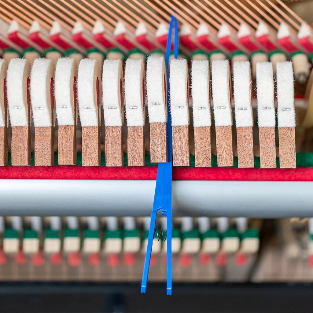 NAOMI Treble Mute 20.3cm Blue Nylon Treble Mute Clamp Piano Tuning Tools with Carrying Case For Piano Tuning Repairing