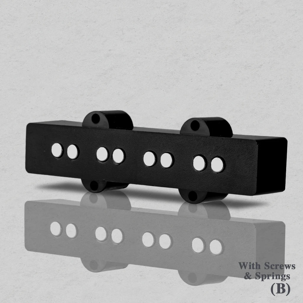 NAOMI 4 Strings Electric JB Jazz Bass Pickup Bridge 58mm Pole Spacing Open Style Ceramic Magnet Epoxy Bottom 6-7K Resistance