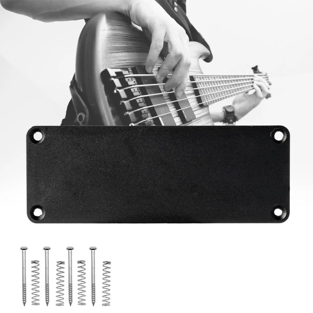 NAOMI Soapbar Style Sealed 4 Holes Bass Pickup Double Coil Humbucker Ceramic Magnet For 5 Stings Electric Bass Guitar