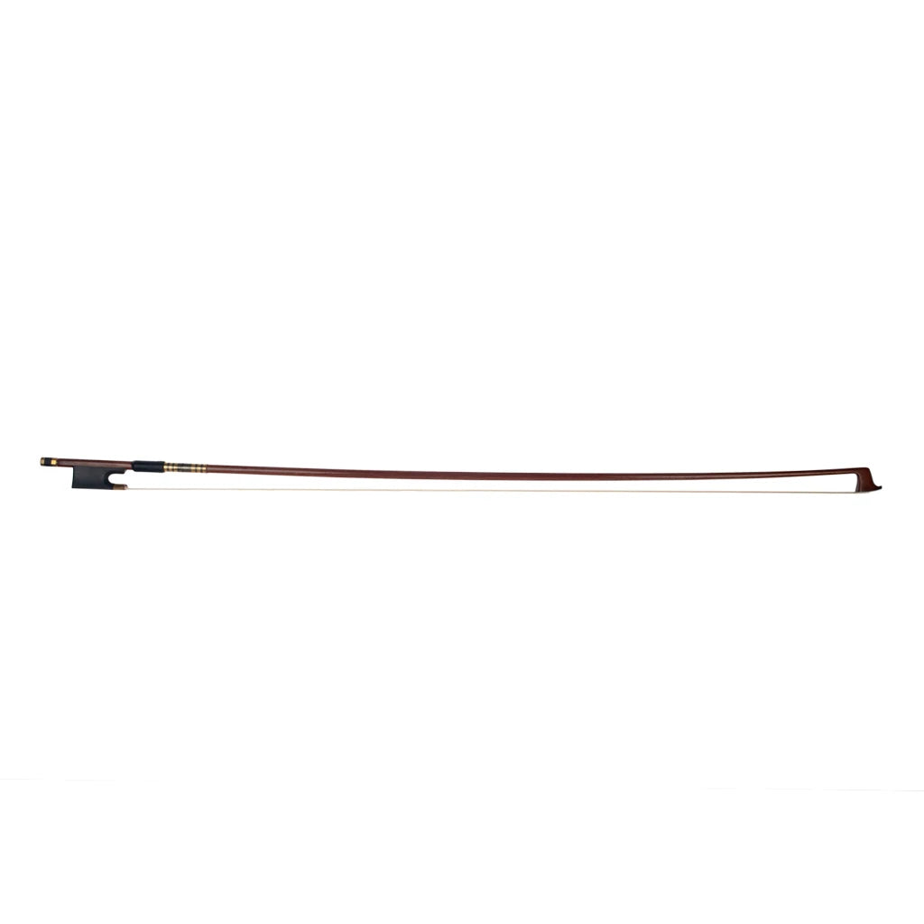 NAOMI Violin Bow 4/4 Superior Brazilwood Ebony Frog White Horse Hair
