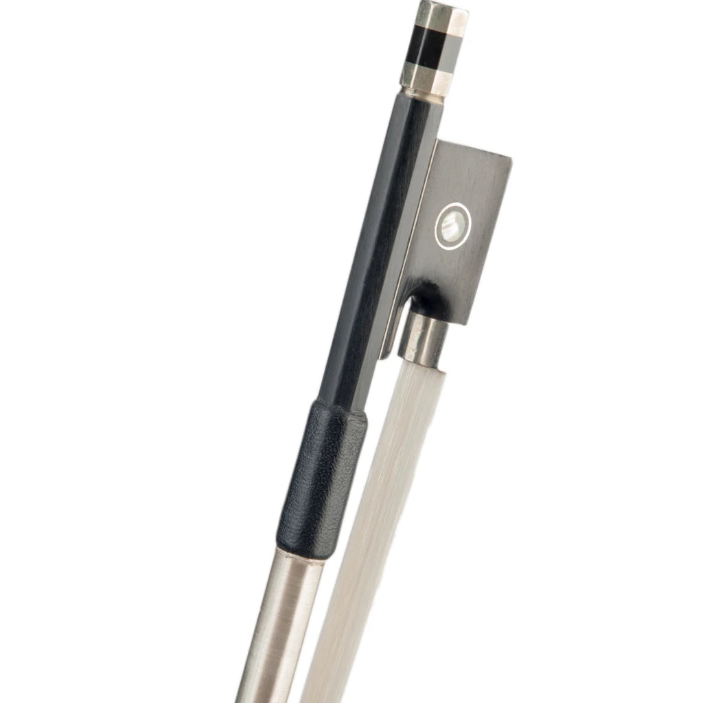 NAOMI 4/4 3/4 1/2 1/4 1/8 Violin Bow Fiddle Bow Carbon Fiber Bow Real Horsehair Ebony Frog