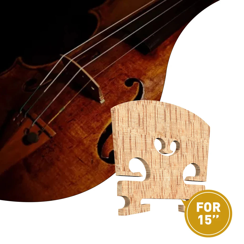 NAOMI 1PC- Top AA Grade Maple Bridge 15'' 16'' Viola Bridge For Master Player