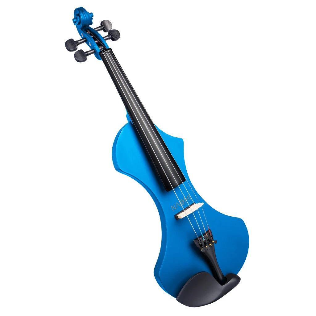 NAOMI Professional 4/4 Electric Violin Kit Solidwood Body w/ Brazilwood Bow+Rosin+Case+Bag+Tuner+Strings+Bridge+Audio Cable