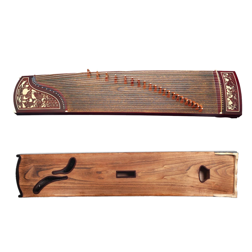NAOMI Paulownia Wood Soundboard +Rosy Sandalwood Guzheng 21 Strings Standard Chinese Zither Harp Koto