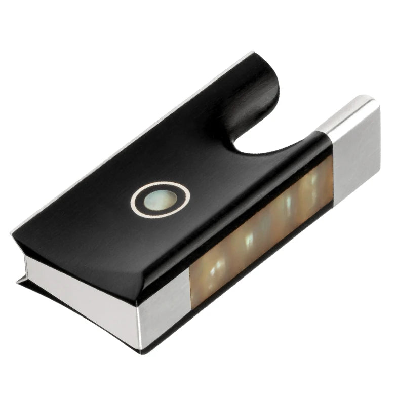 NAOMI Professional Ebony Frogs Special Corner Cutting Process 4/4 Violin Bow Frog