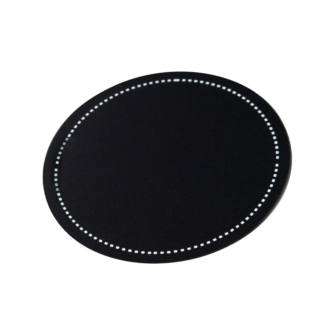 NAOMI Bass Drum Head Pad Impact Patch Drumhead Protector Percussion Instrument Parts Black Color 2pcs/Set