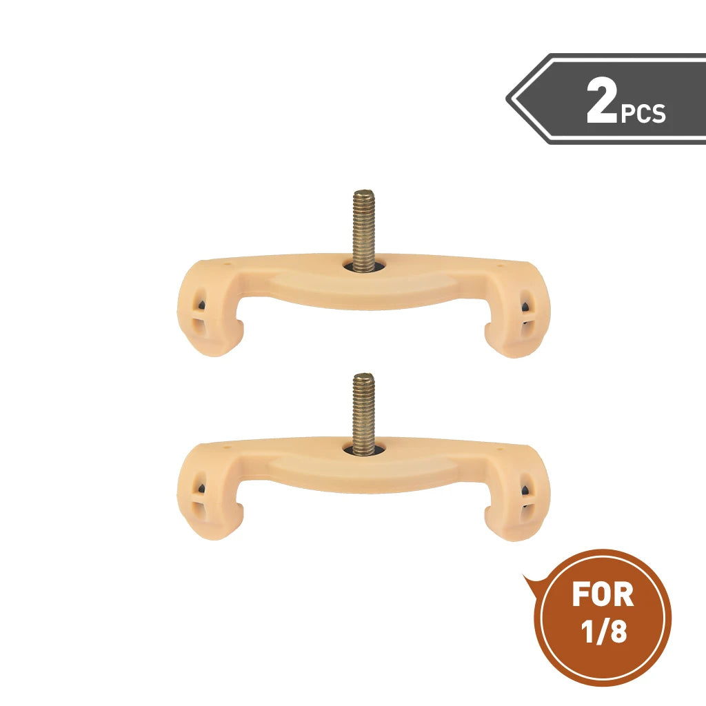 NAOMI 2pcs/1set Violin Shoulder Rest Claws Violin Accessories Replacement 4/4 3/4 1/2 1/4 1/8 Adjustable Rubber Claws
