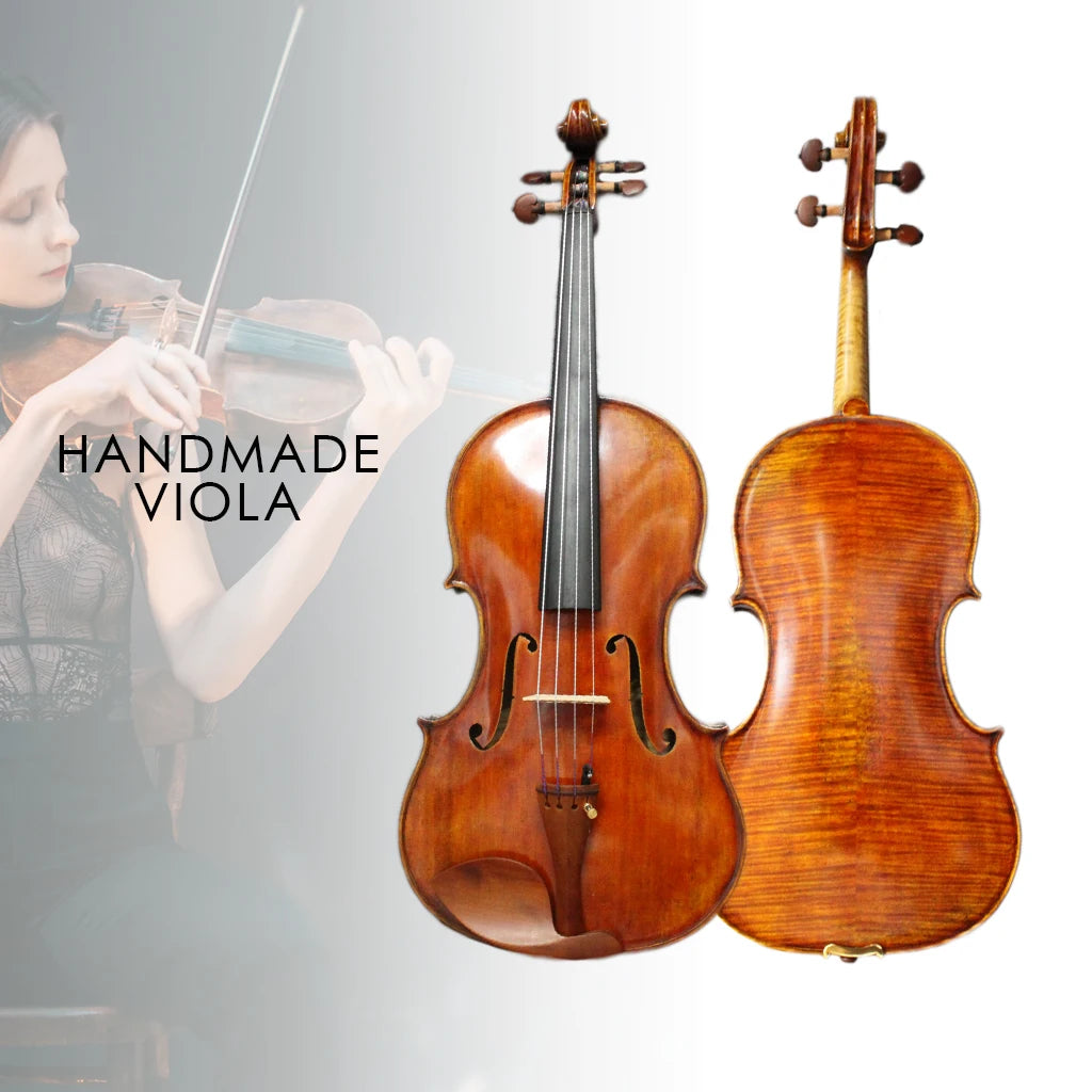 NAOMI Master Concert Acoustic Guarneri Del Gesu Violin European Spruce Maple Back