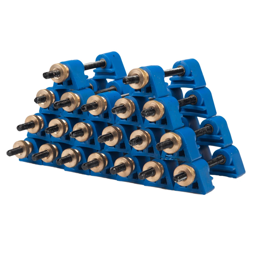 NAOMI 32PCS Violin Spool Clamps Fix Top Back Pofessional Violin Viola Fiddle Luthier Making Tools DIY Cremona Workshop Mini Bars SET