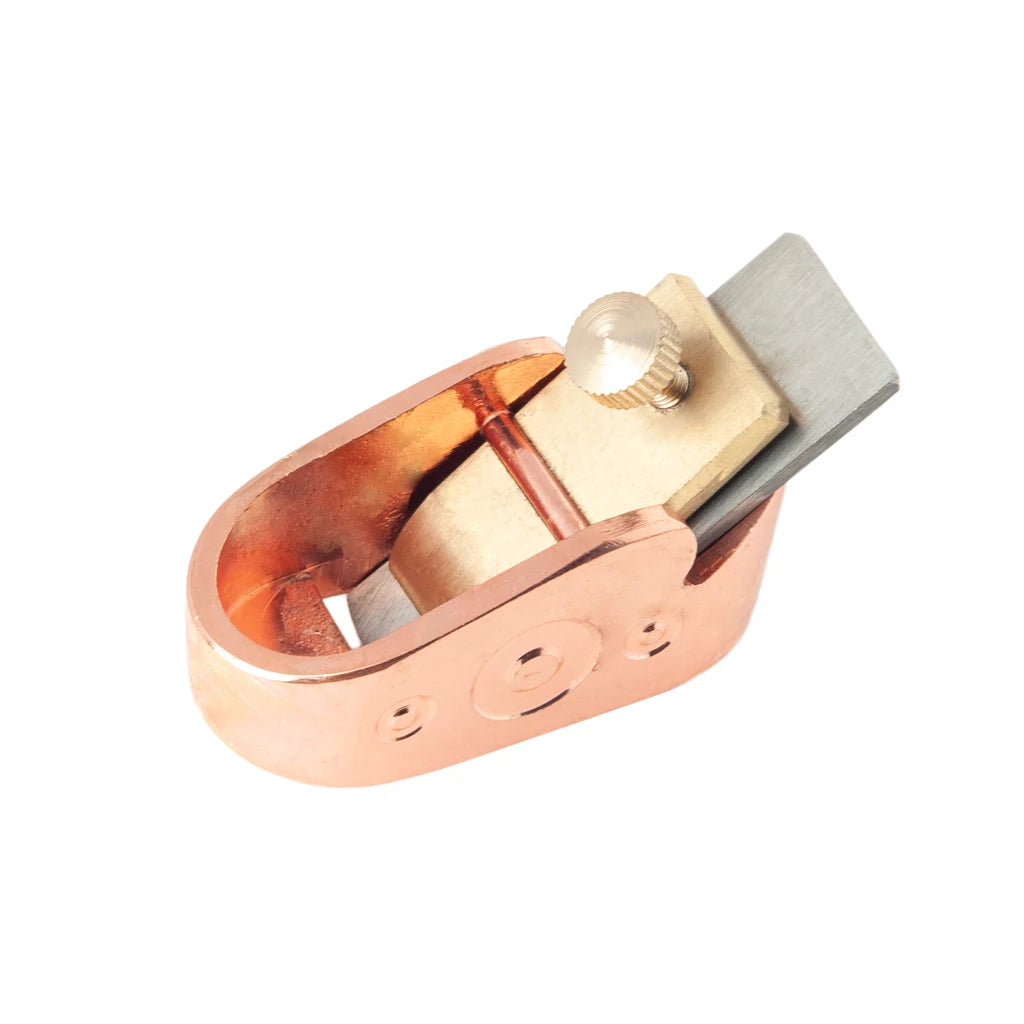 NAOMI Woodworking Finger Plane Cutter Mini Copper Plane Stainless Steel Luthier Tool Set