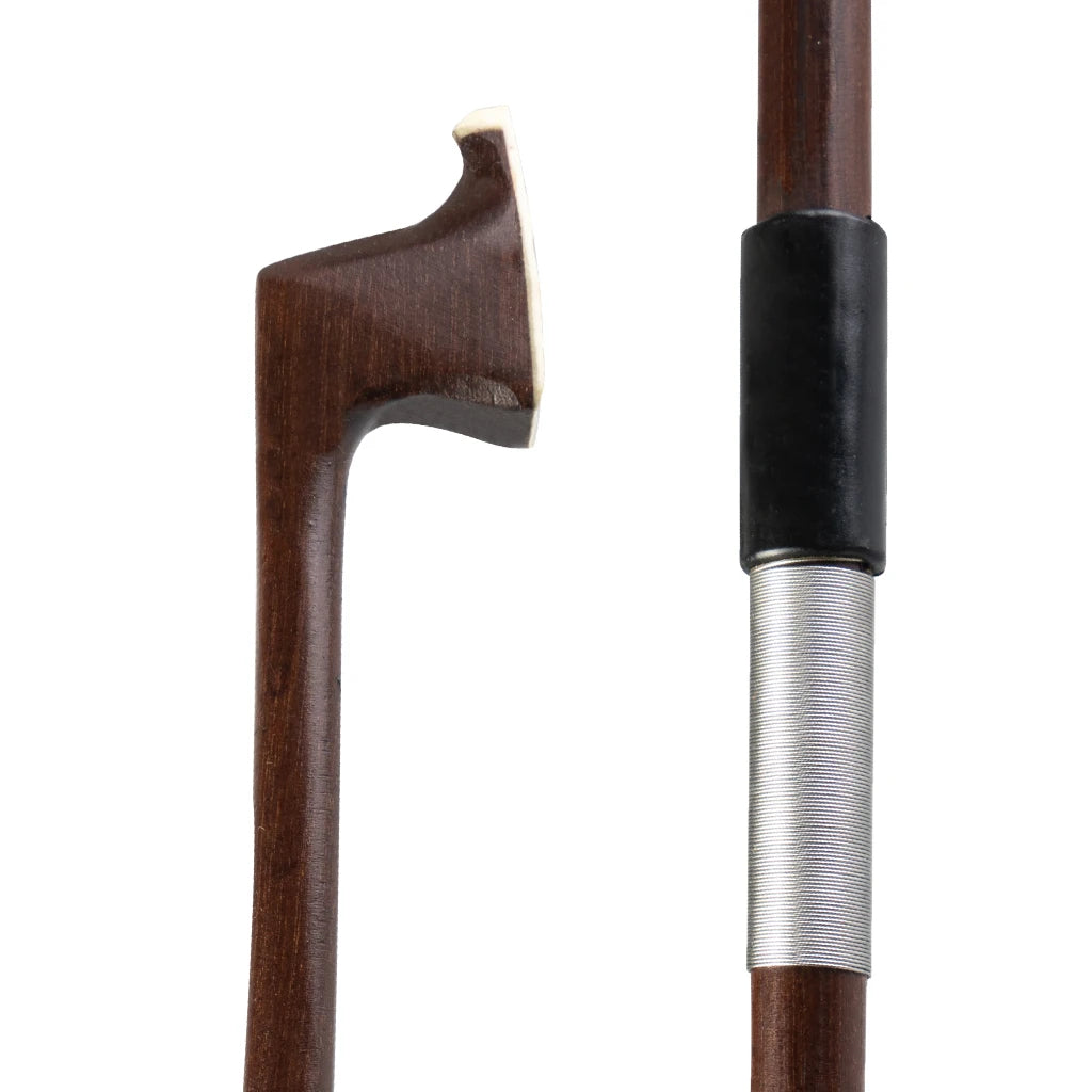NAOMI Unfinished Size Brazilwood Violin Fiddle Bow Round Sticks Plastic Grip Winding DIY Arco Stick
