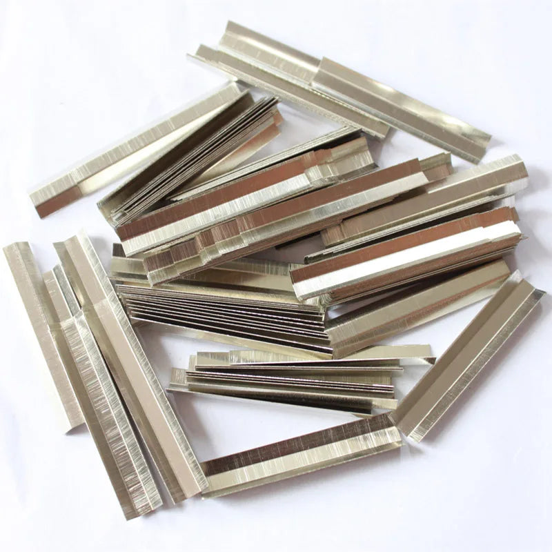 NAOMI 20PCS Violin Bow Underslides for VIolin Bow Parts Bow Replacement Nickel Silver/Gold