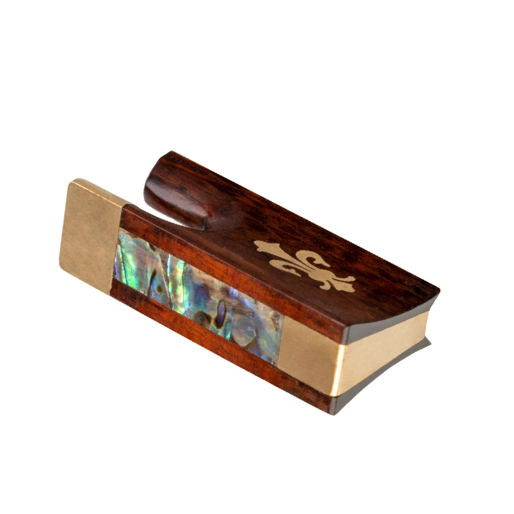 Snakewood Violin/Viola/Cello Bow Frog Paris Eye Inlay Baroque Style Luthier Tools for Violin Family Repair & Crafting