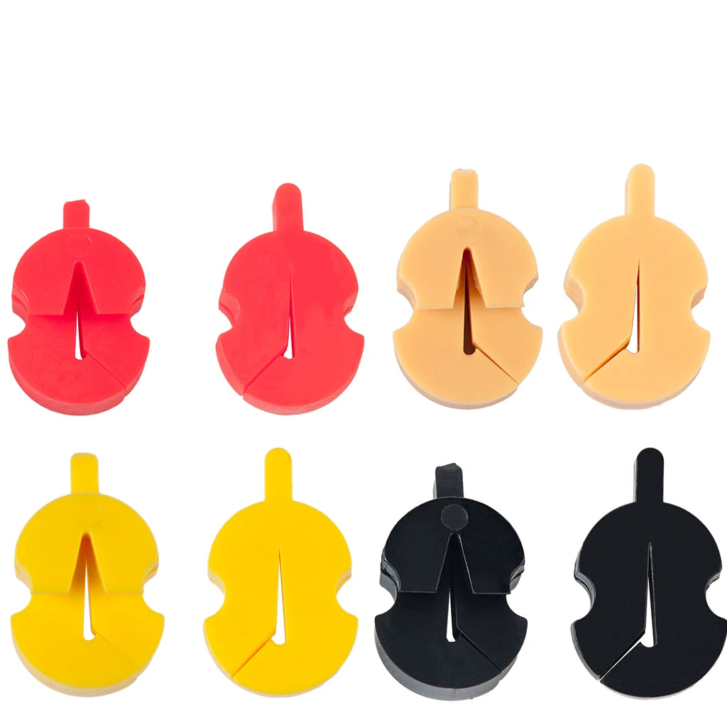 NAOMI 10 Pcs Rubber Violin Mute Fiddle Silencer Violin Practice Mute