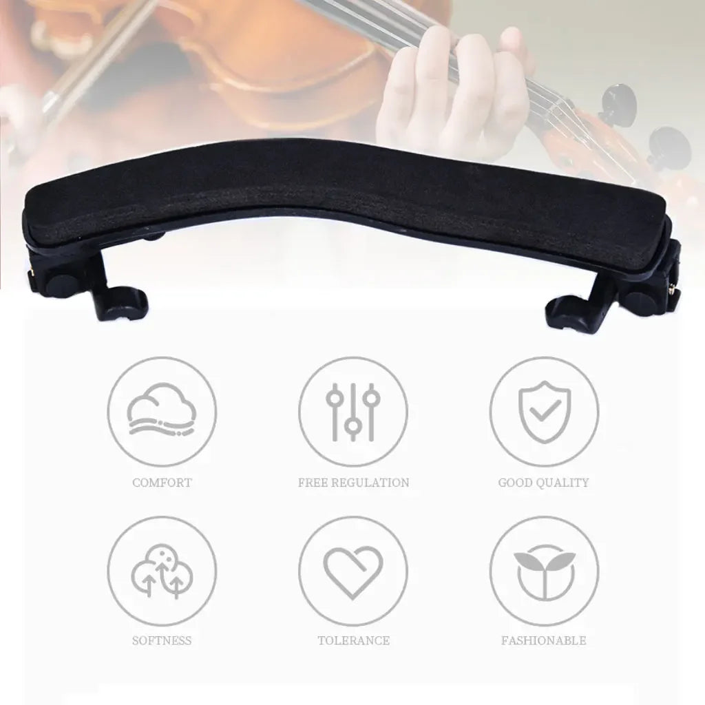 NAOMI 3/4 4/4 Violin Shoulder Pads Children Student Violin Shoulder Rest Plastic Violin Shoulder Rest For Beginners