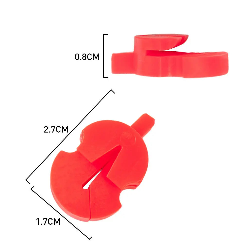 NAOMI 10 Pcs Rubber Violin Mute Fiddle Silencer Violin Practice Mute