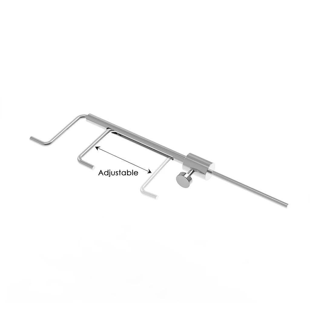 NAOMI 3PCS Violin Sound Post Gauge Sound Post Retriever Sound Post Setter Violin Parts Luthier Tools With Rubber Protectors SET