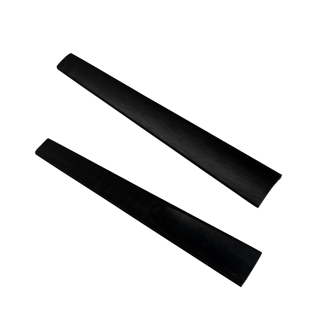 NAOMI 4/4 3/4 1/2 1/4 1/8 Fiddle Ebony Wood DIY Violin Fingerboard Unfinished 4 Strings Violin Fretboard Making Material Luthier Tool