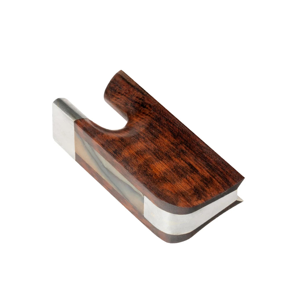 Snakewood Violin/Viola/Cello Bow Frog Paris Eye Inlay Baroque Style Luthier Tools for Violin Family Repair & Crafting